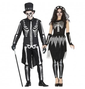 Novios Esqueleto para disfrazarte en pareja