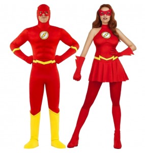 Superhéroes Flash para disfrazarte en pareja