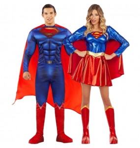 Pareja de Superman y Supergirl Sexy 