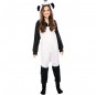 Disfraz de Oso Panda blanco y negro kigurumi infantil Niña