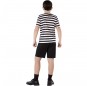 Disfraz de Pugsley Addams con manga corta para niño Espalda