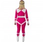 Disfraz de Power Ranger Rosa para mujer Espalda