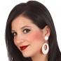 Pendientes Sevillana blancos