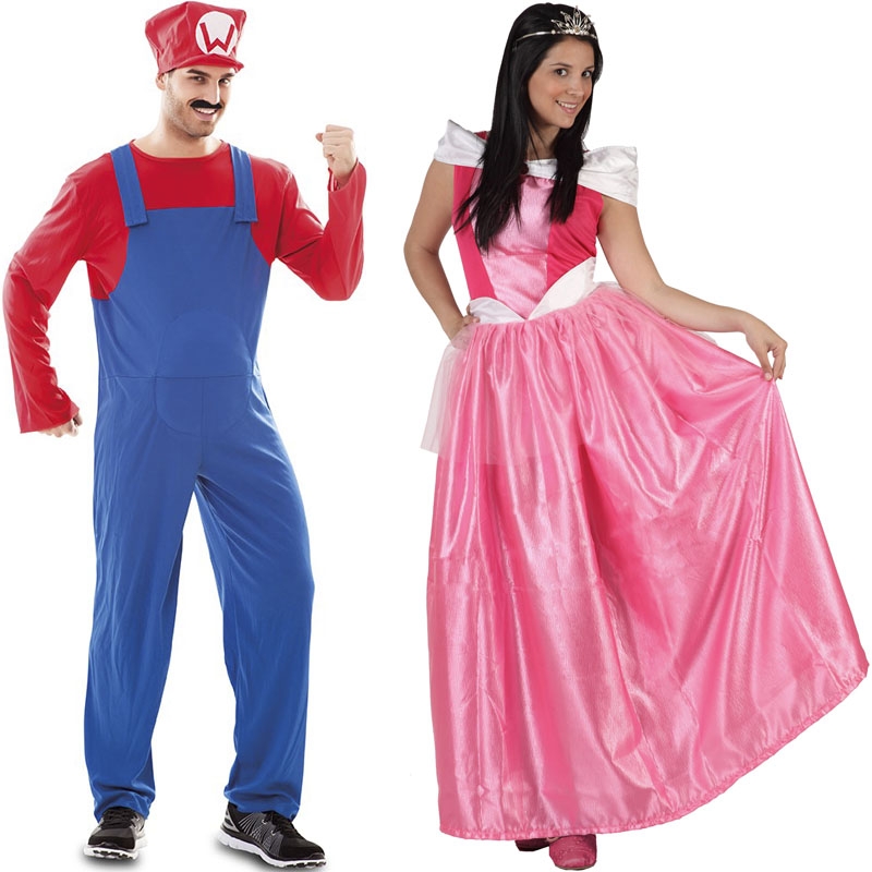 Disfraz princesa mario bros sale