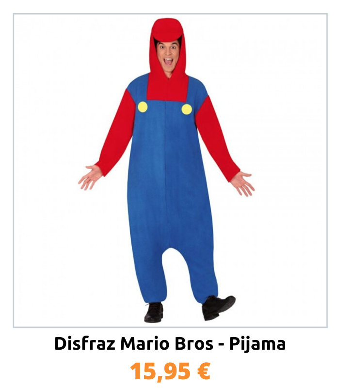 Compra el disfraz Mario Bros