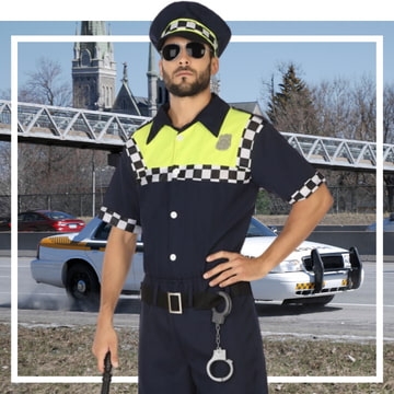 DISFRAZ POLICÍA SWAT - XL